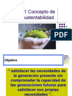 1.1 Concepto de Sustentabilidad.