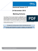 PIIT December 2015 Examination Marking Scheme - Final