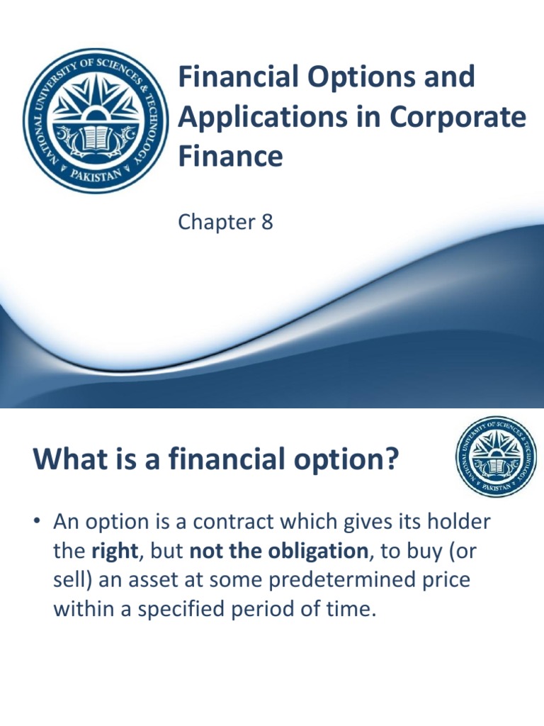 Understanding Financial Options in Corporate Finance | PDF | Call ...