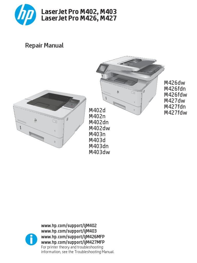 Rm2-7508 High Voltage Power Supply Pca For Hp Laserjet M402d