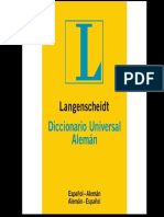 Diccionario Universal Alemán Langenscheidt.