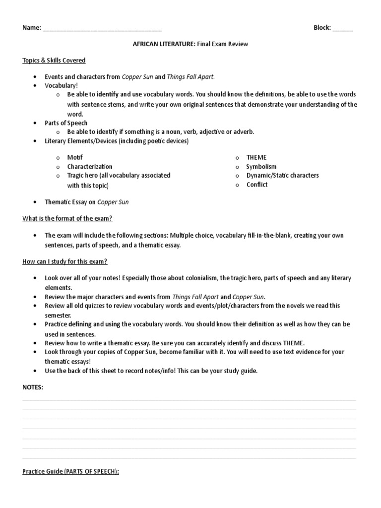 Speech ending examples picture