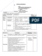 Sesión de Aprendizaje 12 Semana