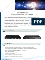 Dwg2000F (V221) Gsm/Cdma/Wcdma Voip Gateway: Product Pictures