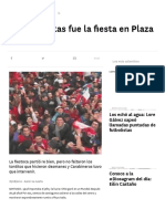 A Chuletas Fue La Fiesta en Plaza Italia - Www.lacuarta