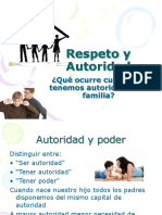 Respeto y Autoridad