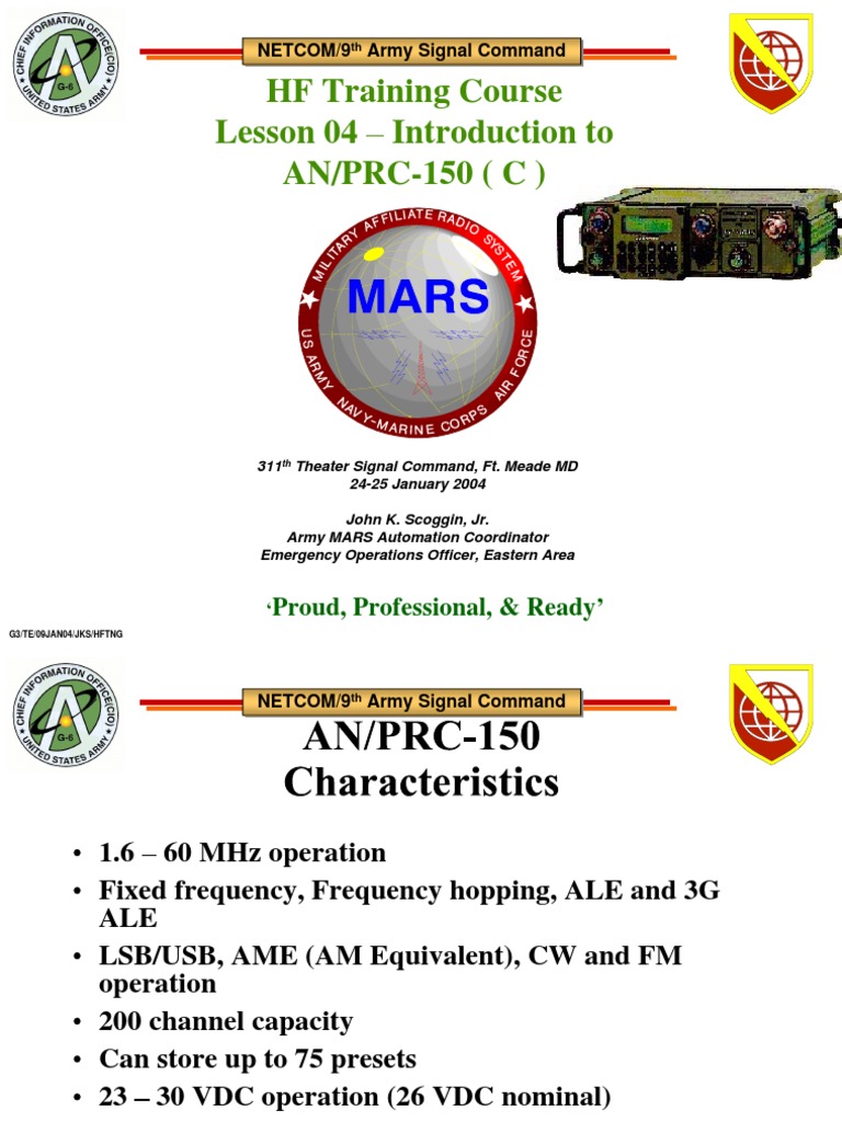 Lesson PRC150 | PDF | Frequency Modulation | Modem