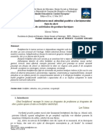 Atitudini Pozitiva A Învăţătorului Faţă de Elevi