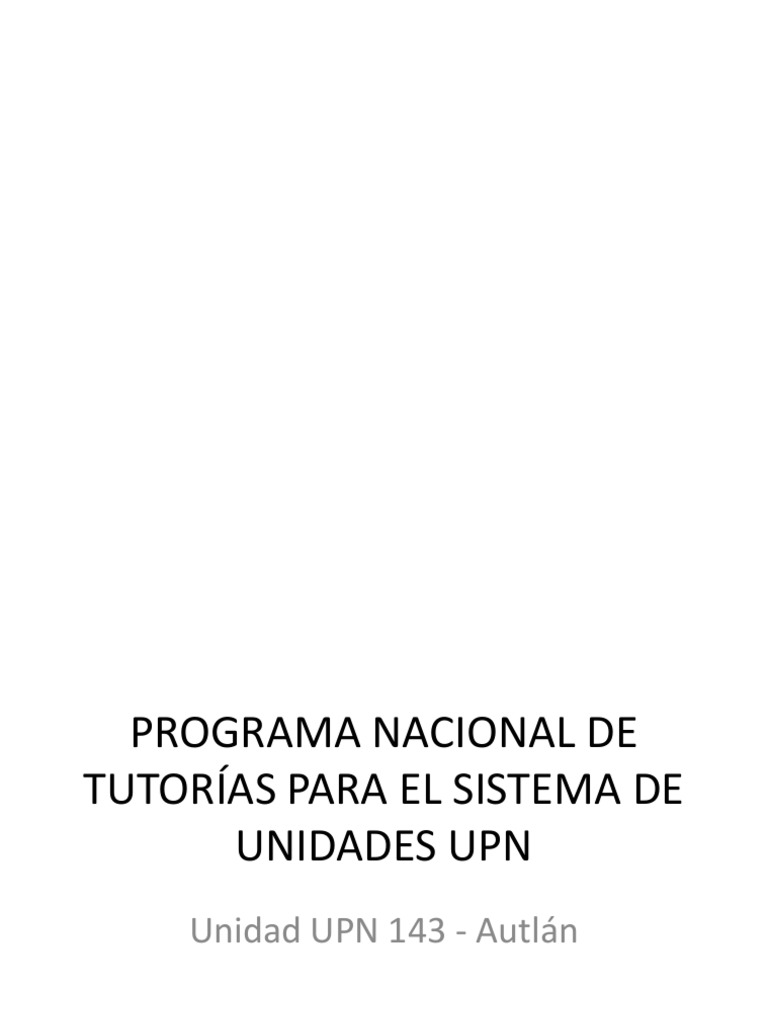 Tutorías para Combatir la Deserción UPN | PDF | Maestros | Aprendizaje