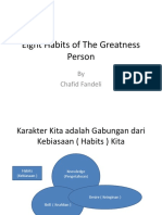 Eight Habits of the Greatness Person
