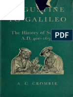 Crombie, A.C.-augustine To Galileo. The History of Science A.D. 400-1650-Harvard University Press (1953)