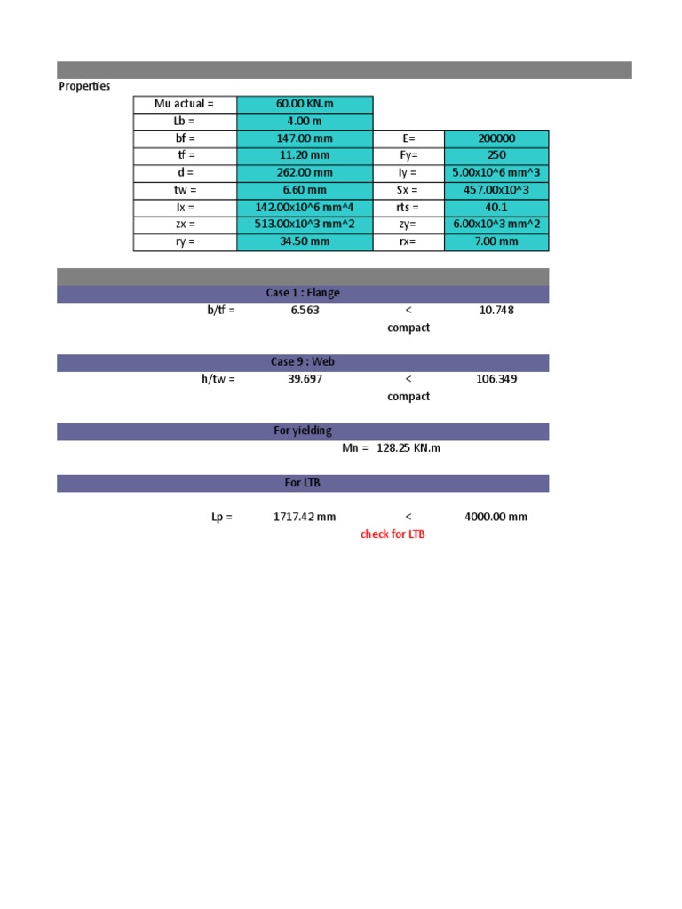 Structural Properties and Analysis Results | PDF