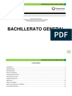 Plan de Estudios Del Bachillerato General (Versión 2012)