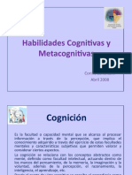 Habilidades Cognitivas y Metacognitivas