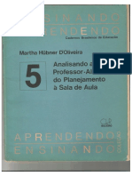 Hübner (1987) - Analisando a Relação Professor Aluno Do Planejamento à Sala de Aula