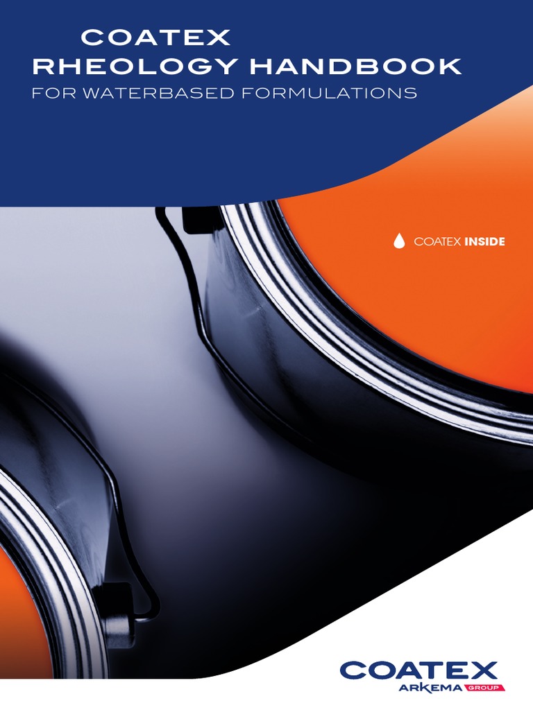 Coatex Rheology Handbook PDF Rheology Paint