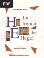 Nöel, George - La Lógica de Hegel (1933)