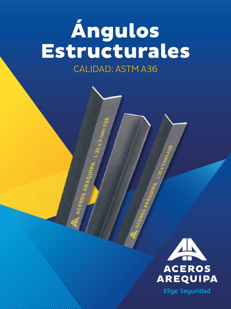 Hoja Tecnica Angulos Estructurales | PDF | Acero estructural ...