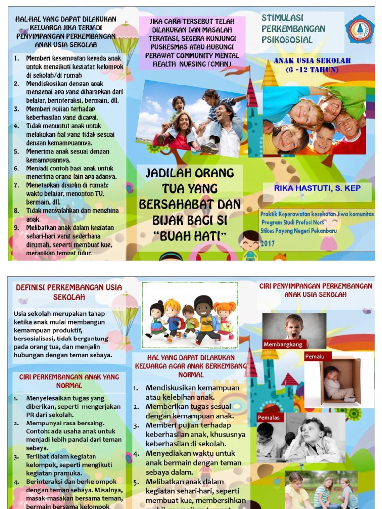 Leaflet Anak Usia Sekolah Pdf