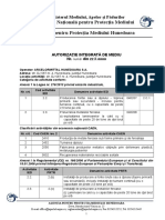 Proiect Autorizatie Integrata de Mediu ArcelorMittal Hunedoara