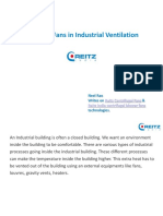 Centrifugal Fans in Industrial Ventilation