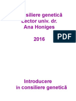 Consiliere Genetica 2016 PDF