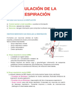 Regulación de La Respiración