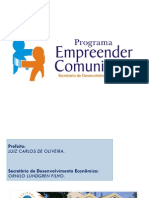 Apresentação Empreender Comunidade no 20°  FIG