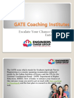 Best Gate and IES Coaching in Chandigarh