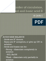 Disorder of Circulation, Body Fluid and Basic