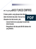 6 Aproksimasi Fungsi Empiris