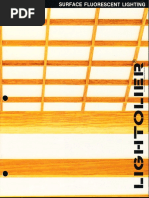 Lightolier Surface Fluorescent Lighting Brochure 1988