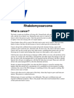 Rhabdomyosarcoma: What Is Cancer?