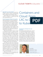 Containers and Cloud: From LXC To Docker To Kubernetes