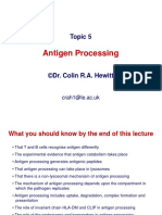 Topic 5 Antigen Processing