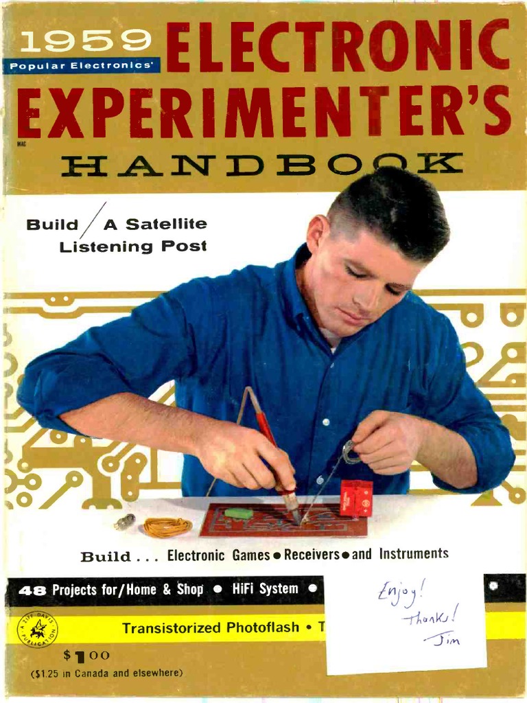 Electronic Experimenters Handbook 1959 | PDF | Transmitter | Radio