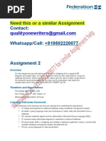 ITECH 1006 Assignment 2 Sem1 2017