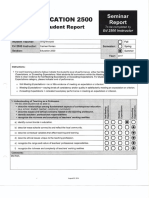 Seminar Report Ed 2500