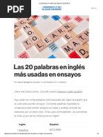 Las 20 Palabras en Inglés Más Populares _ SpanishDict