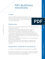 API Buttress Running Guidelines