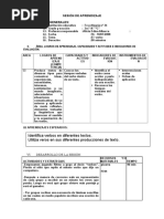 Sesion de Aprendizaje El Verbo y Sus Tiempos1