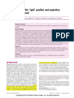 Selecting The Right' Positive End-Expiratory Pressure Level (Luciano Gattinoni, Current Opinion, 2016)