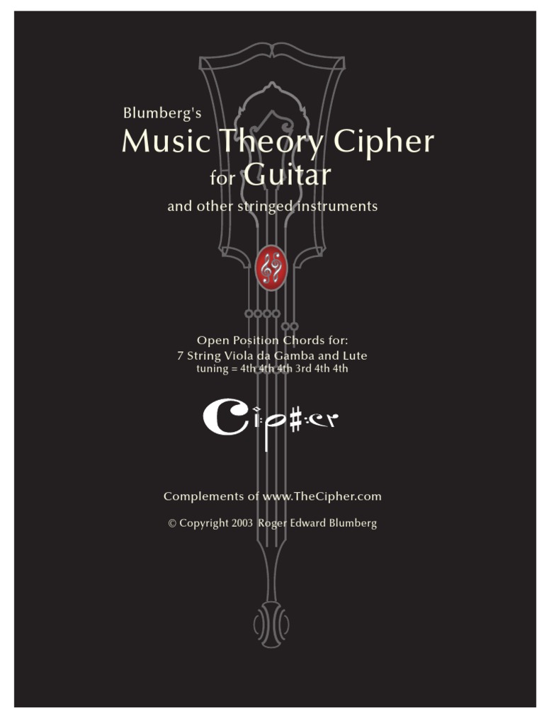 7 String GambaChords Cipher | PDF | String Instruments | Irish Musical ...
