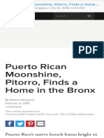 Puerto Rican Moonshine, Pitorro, Finds a Home in the Bronx Edible Manhattan