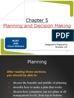 Planning and Decision Making: MGMT 2008 Chuck Williams