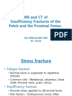 MRI and CT Insufficiency Fractures of Pelvis and Proximal Femur