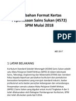 22.11.2016-Cadangan Perubahan Format Kertas Peperiksaan Sains Sukan 4572-MULAI 2018