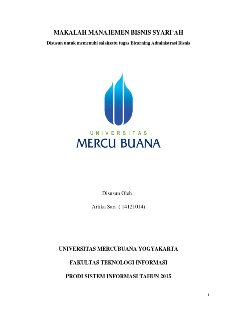 Bisnis Syariah Pdf