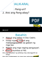 Fil Uri NG Pang-Abay