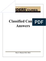 01 Classified Cancer Answers